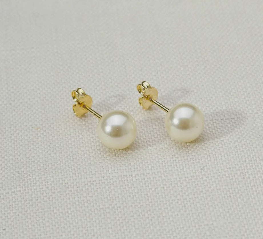 Gold Filled Pearl Stud