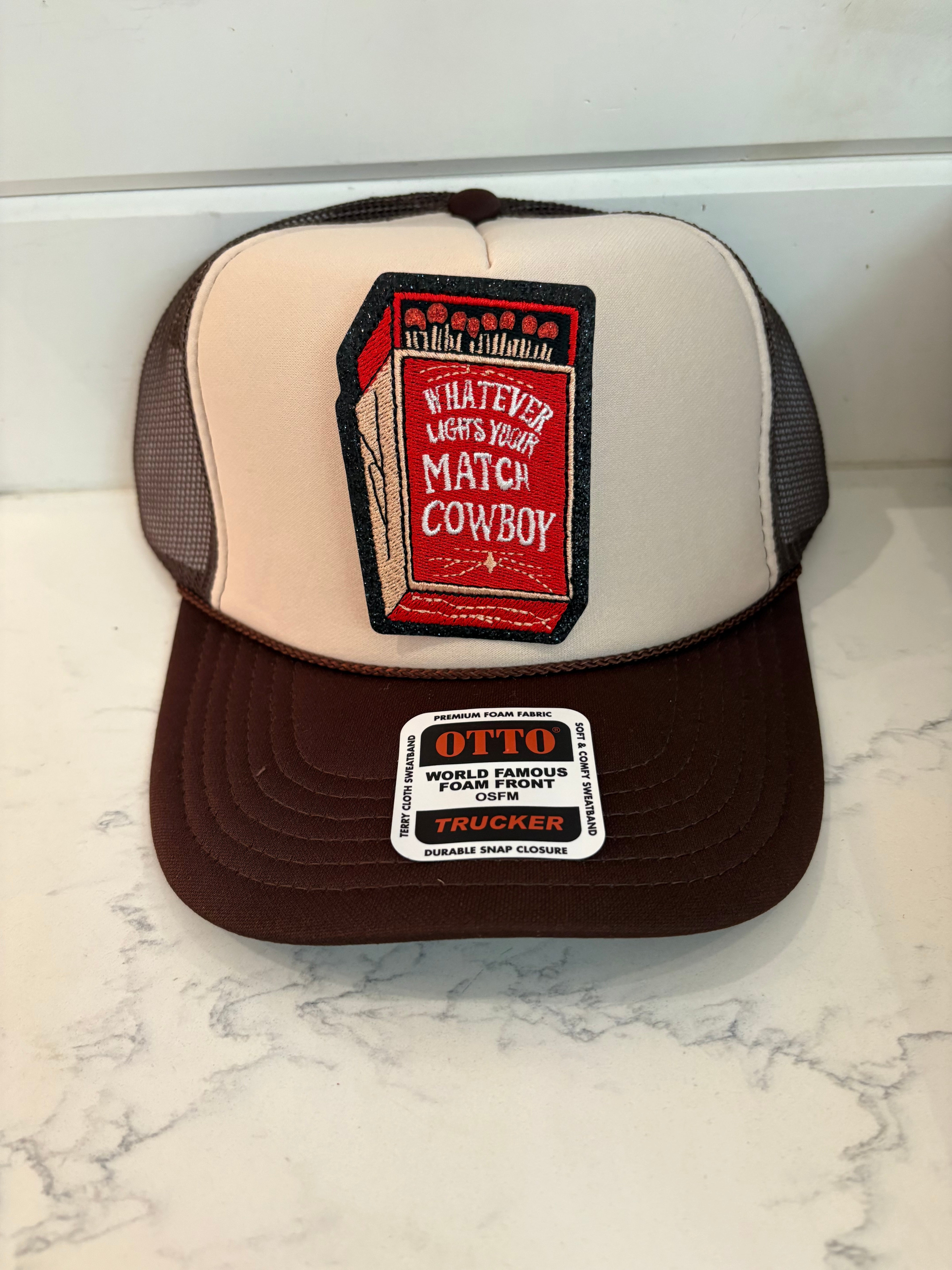 Whatever lights your match Cowboy Patch