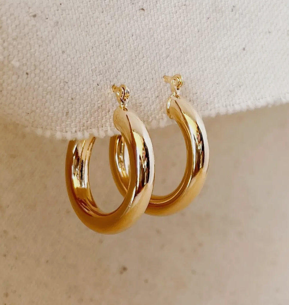Tube Hoop Earrings