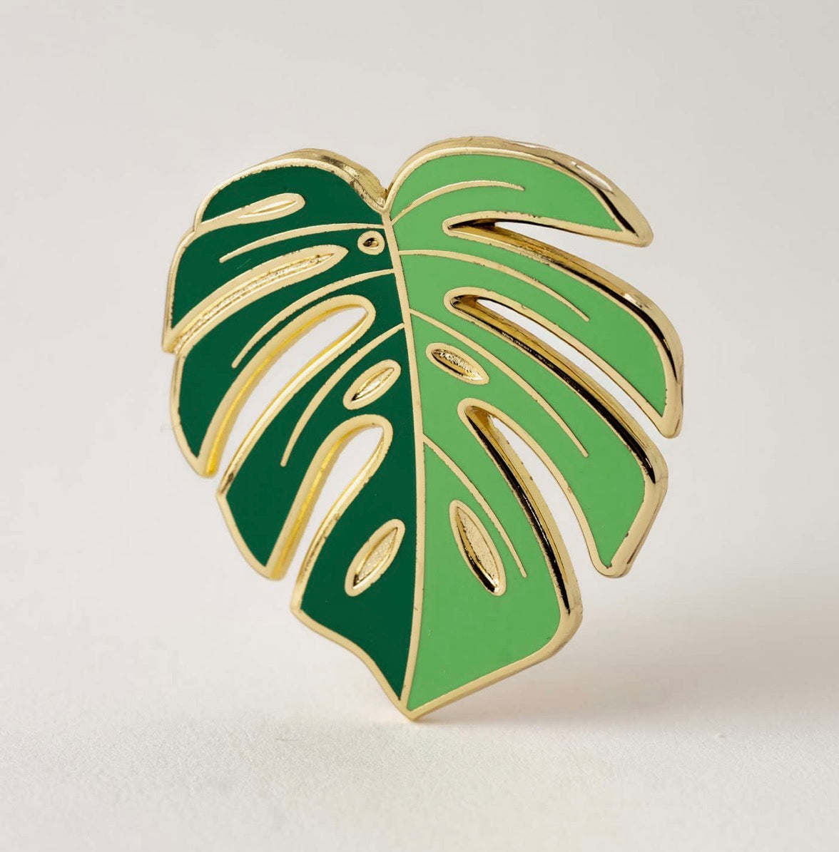 Green Monstera Deliciosa Plant Pin