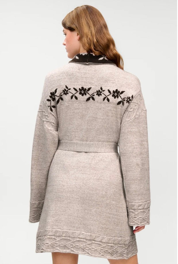 Autumn Oversized Belted Cardigan