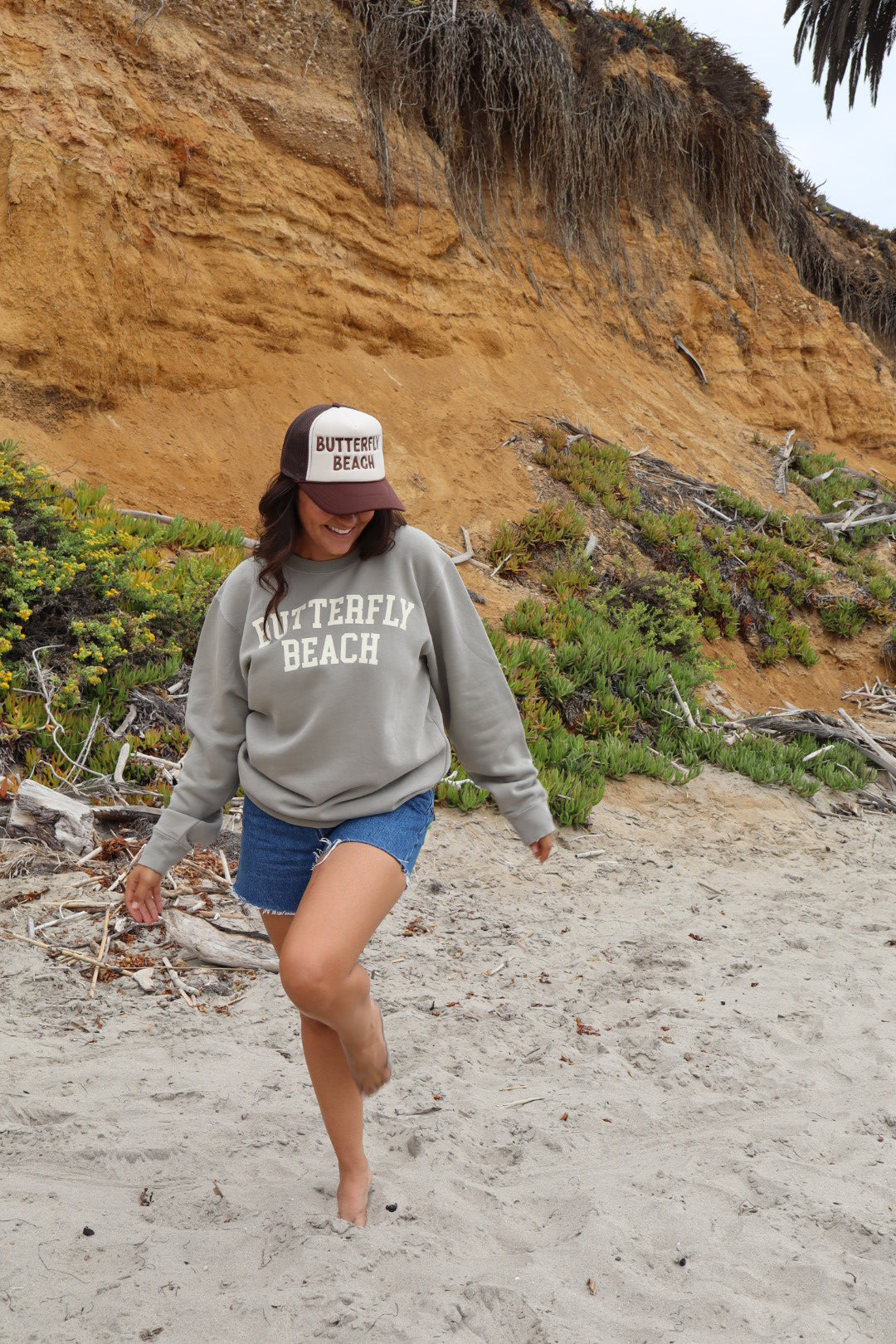 Butterfly Beach Trucker Hat