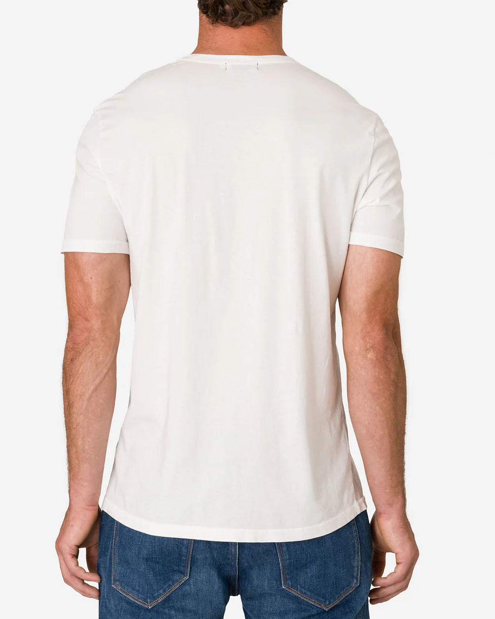 SUPER SOFT "SUPIMA" COTTON TEE - CHALK