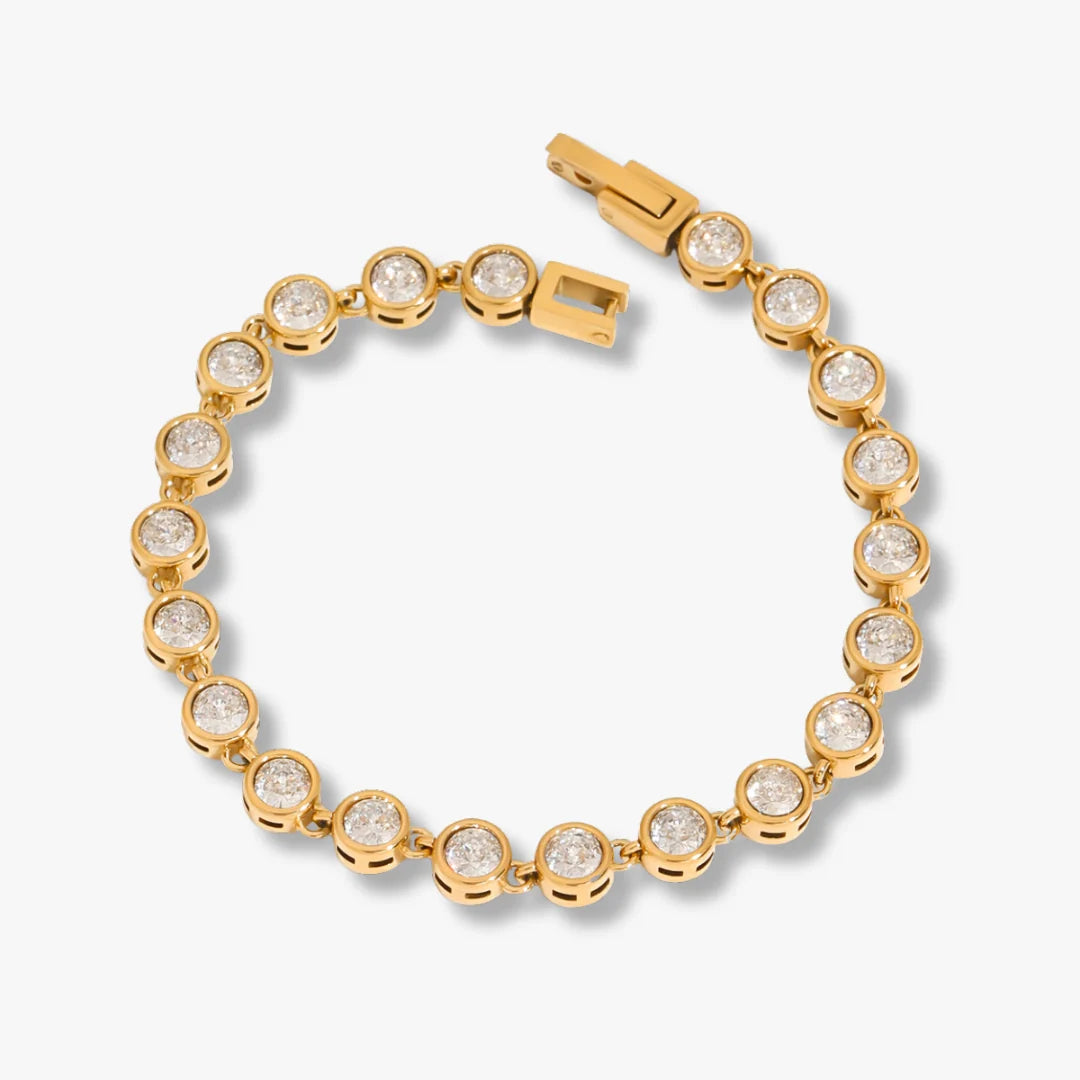 Celine Bezel Tennis Bracelet Diamond Tennis Bracelet
