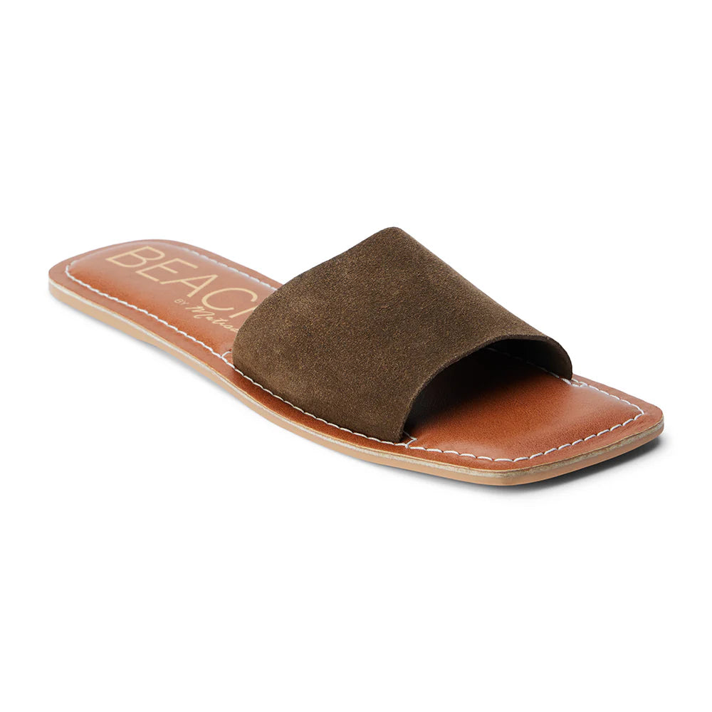 BALI SLIDE SANDAL- Dark Brown