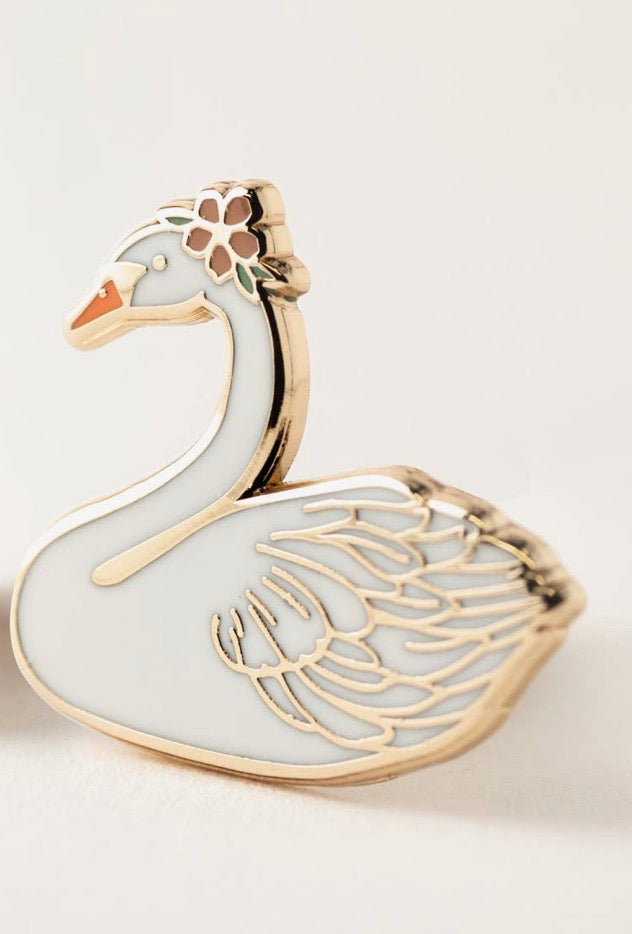 White Swan Pin
