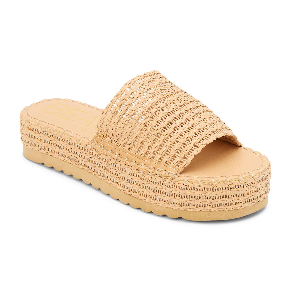 DEL MAR PLATFORM SANDAL- Camel