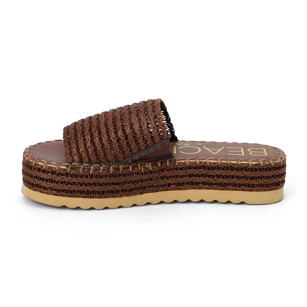 DEL MAR PLATFORM SANDAL- COCOA