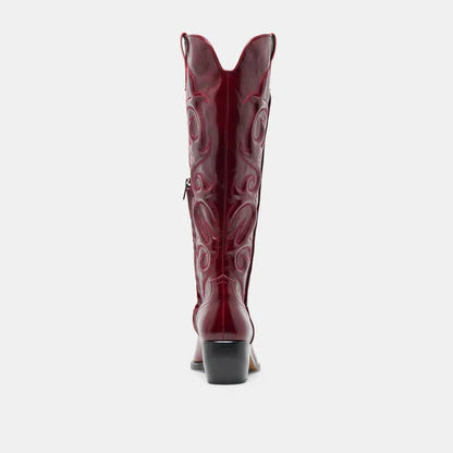 Mirla Boots Oxblood Leather
