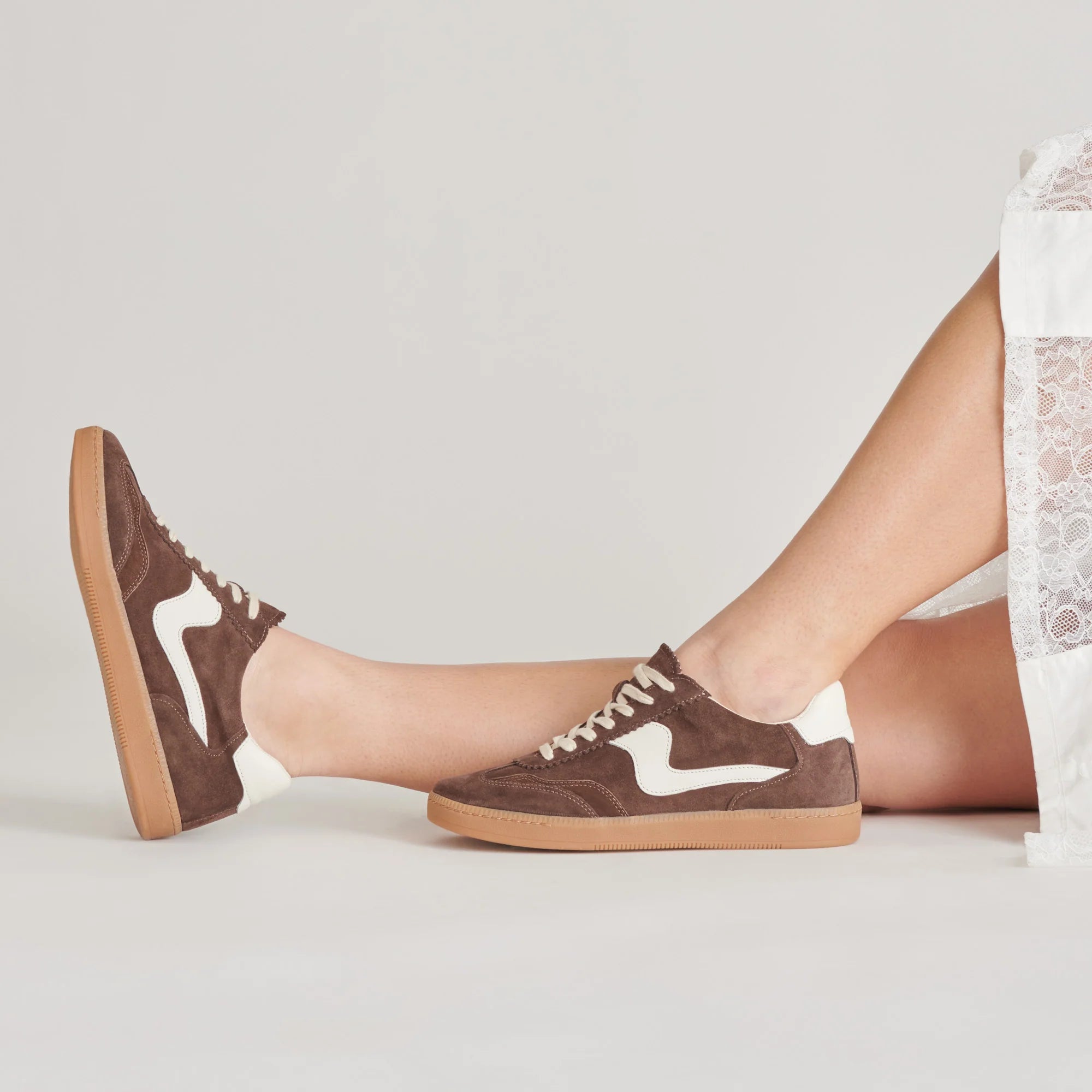 Notice Sneakers Dk Brown Suede