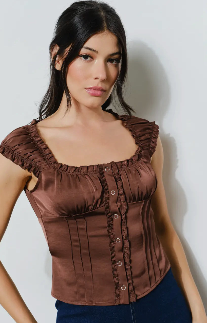 Vivienne Satin Blouse