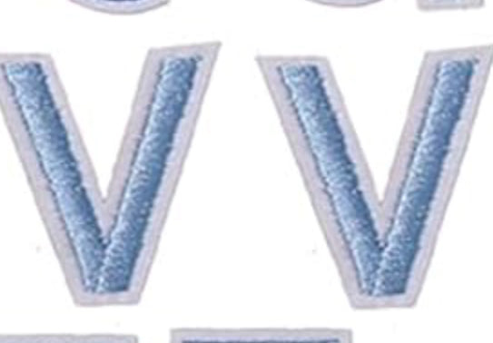 Varsity Letter V Patch