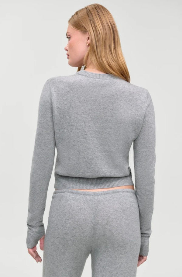 Jude Cashmere Cardigan in Fog