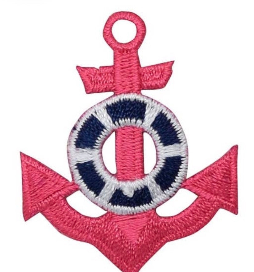 Pink Anchor Patch