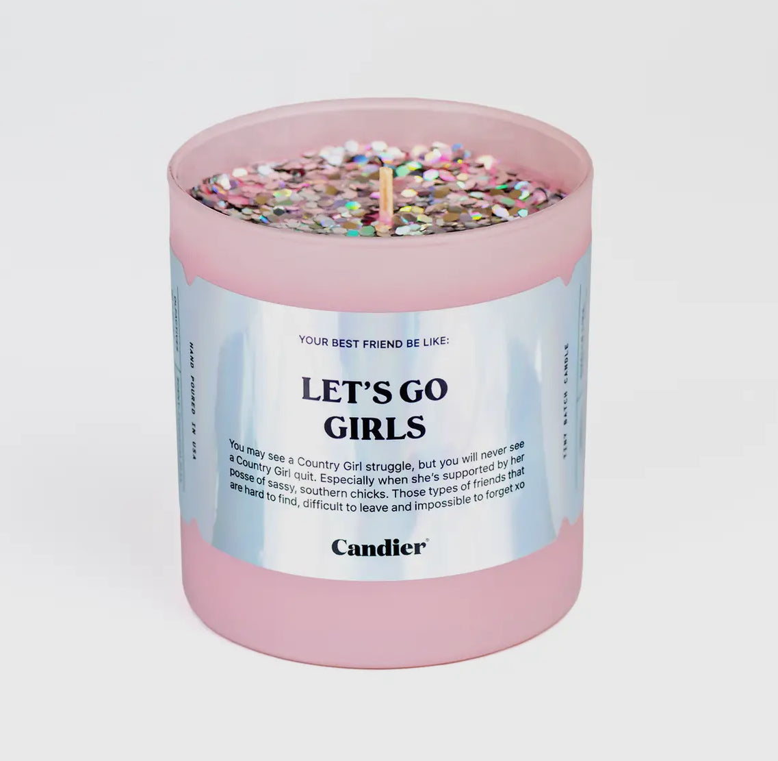 Let’s go girls candle