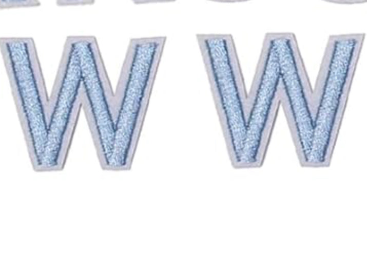 Varsity Letter W Patch