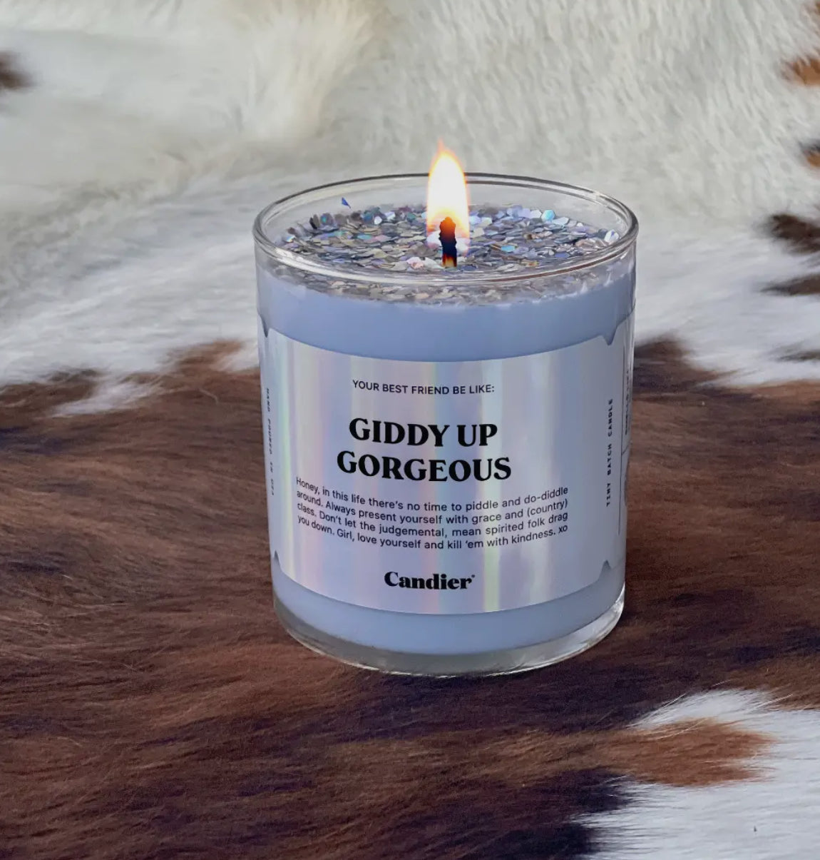 Giddy up gorgeous candle
