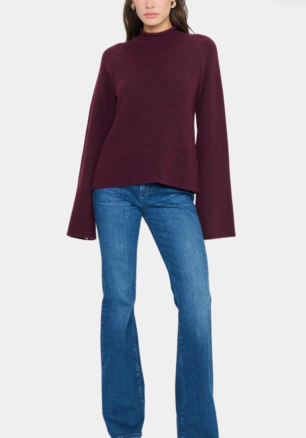 Emerson Sweater in Merlot