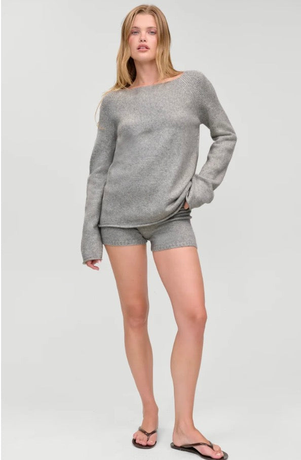 Beau Oversized Sweater in Fog