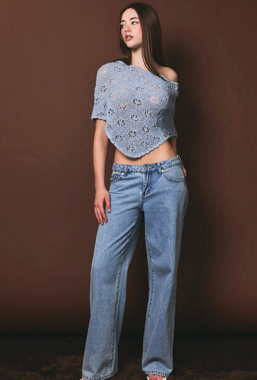 Seafoam Sweater Poncho