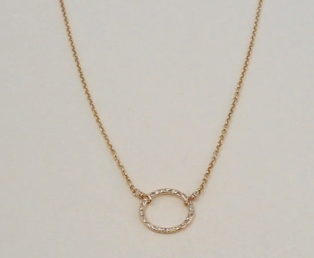 Karma loop necklace