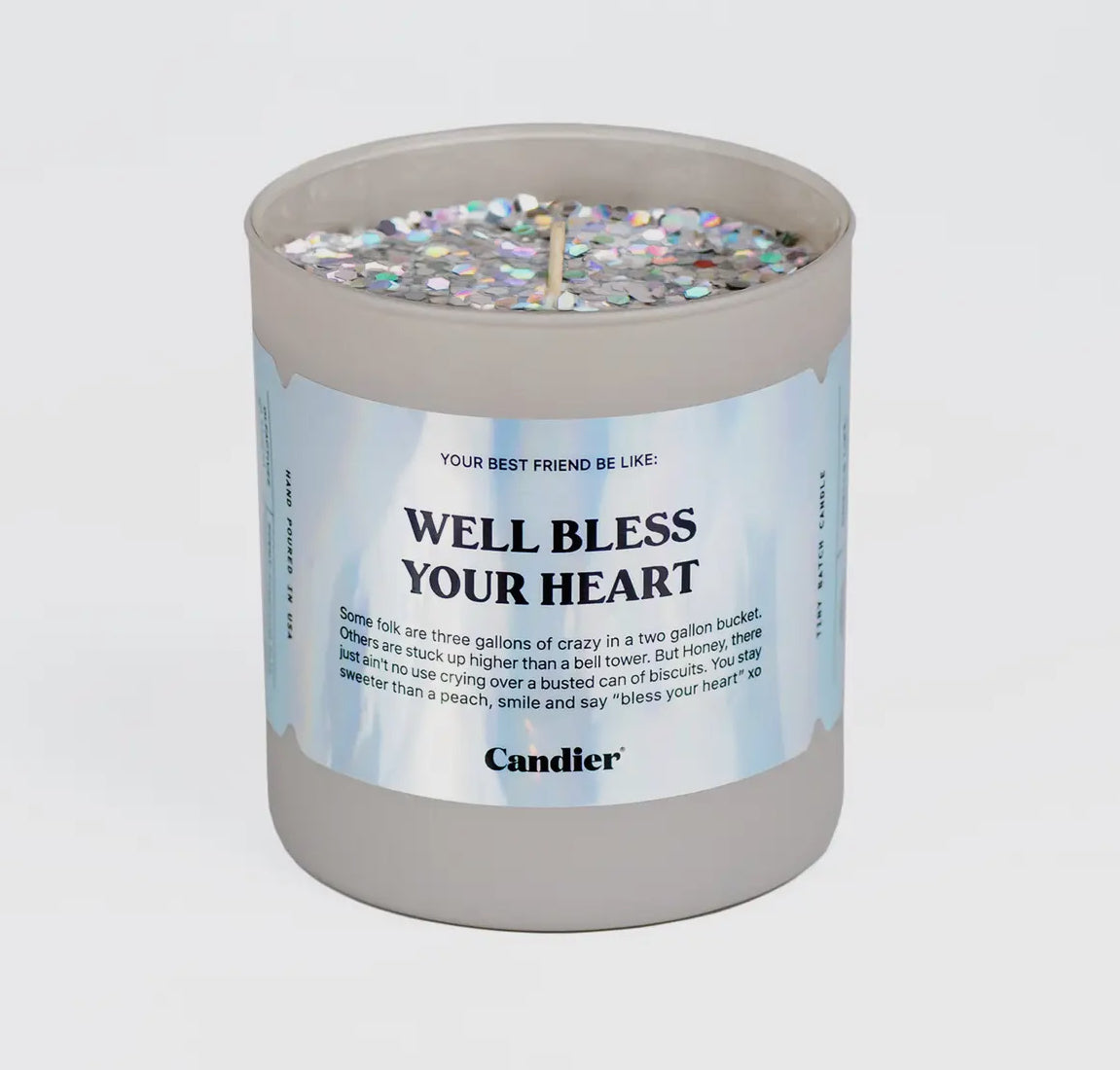 Bless your heart candle