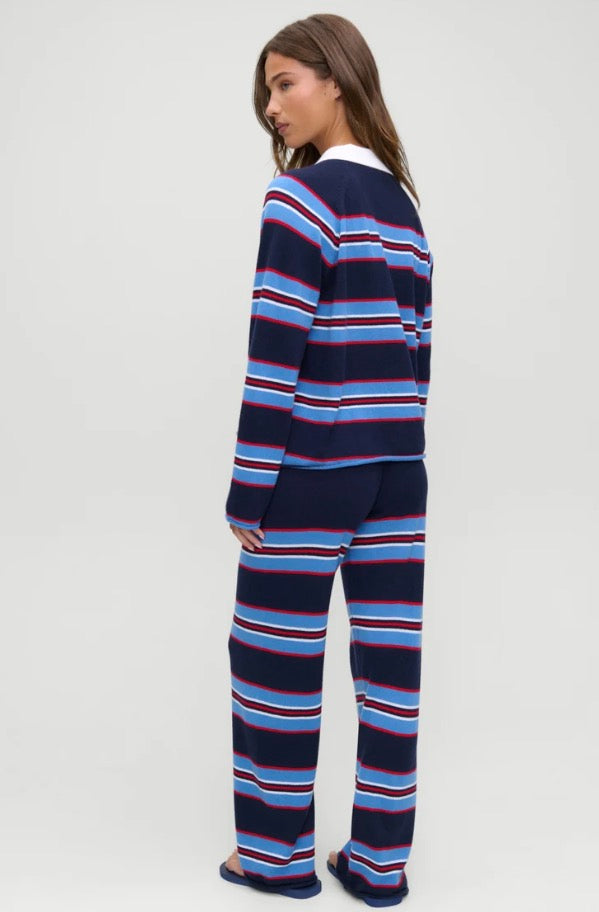 Benson Cashmere Sweater in Rugby Stripe