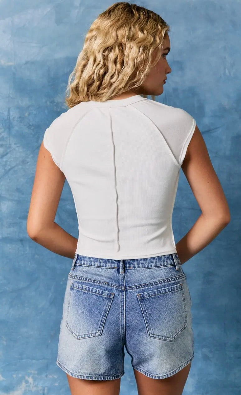 Ribbed Knit Top