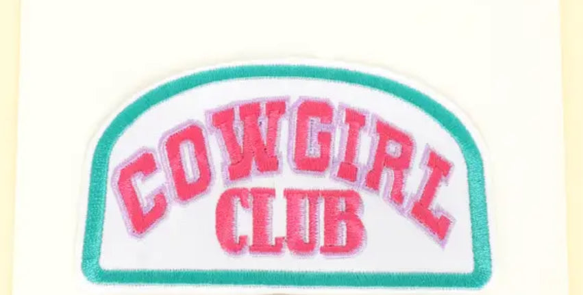 Cowgirl Club Patch