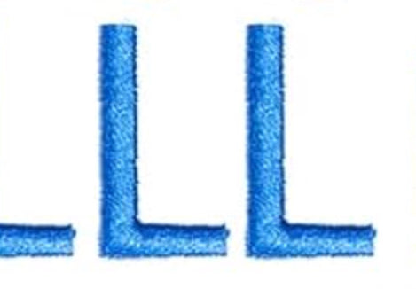 Varsity Letter L Patch