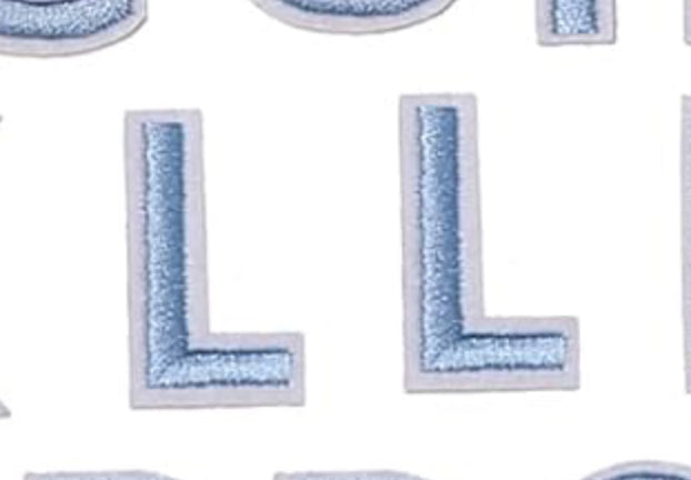 Varsity Letter L Patch