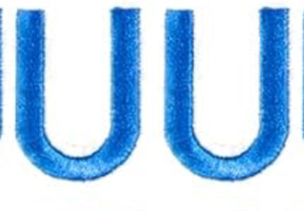 Varsity Letter U Patch