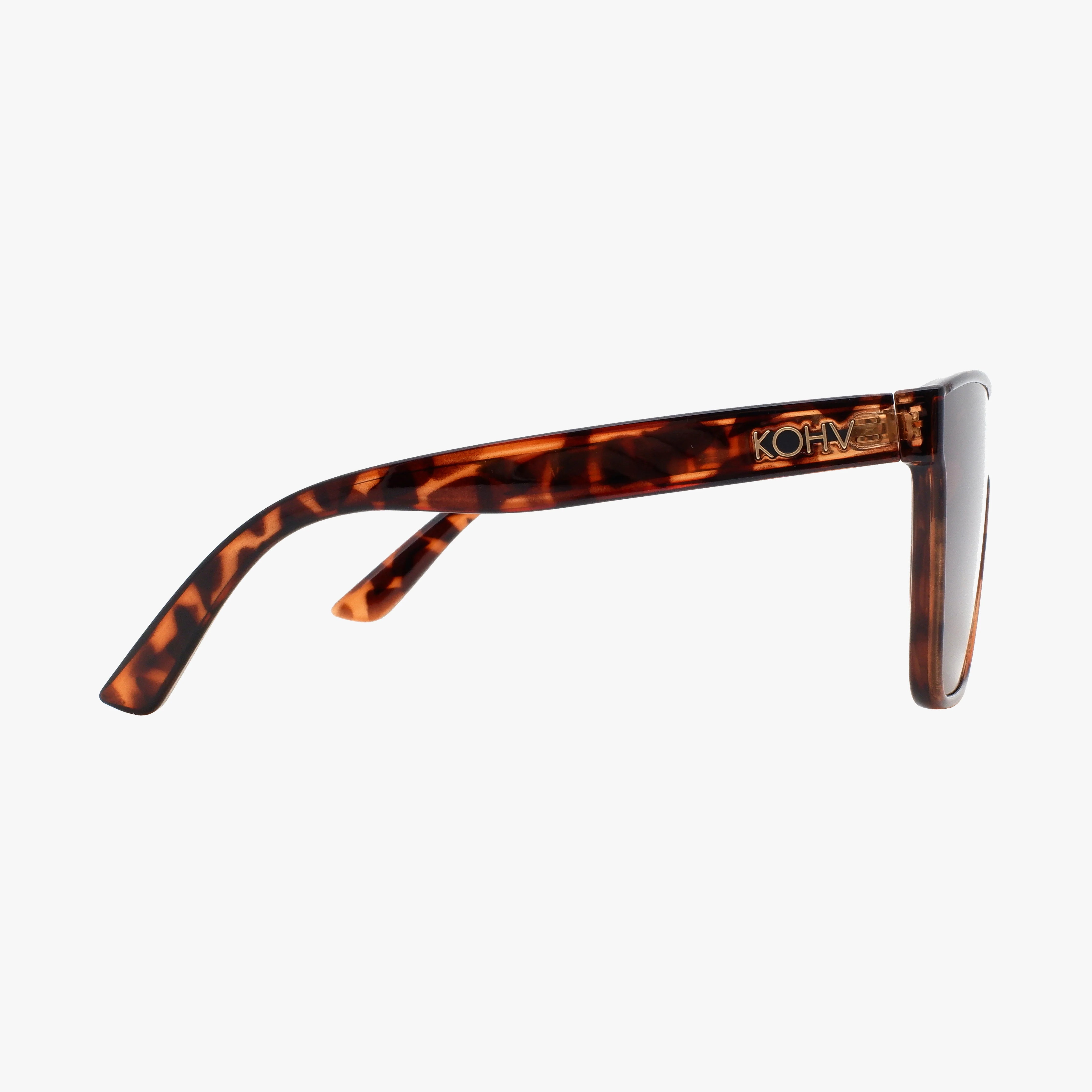 Birch Tortoise Polarized Oversized Shield Fashion Sunglasses