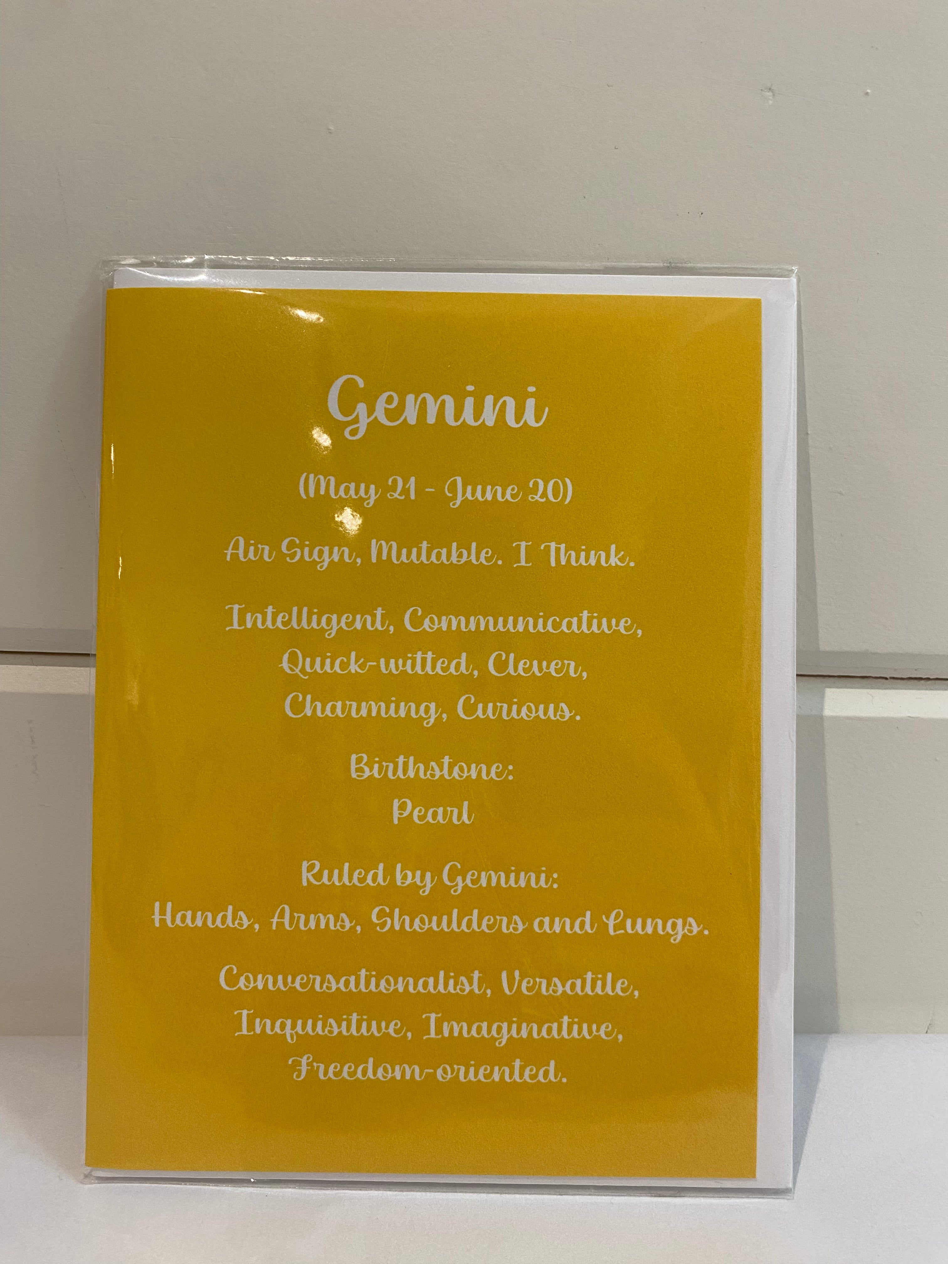 Zodiac Greeting Card