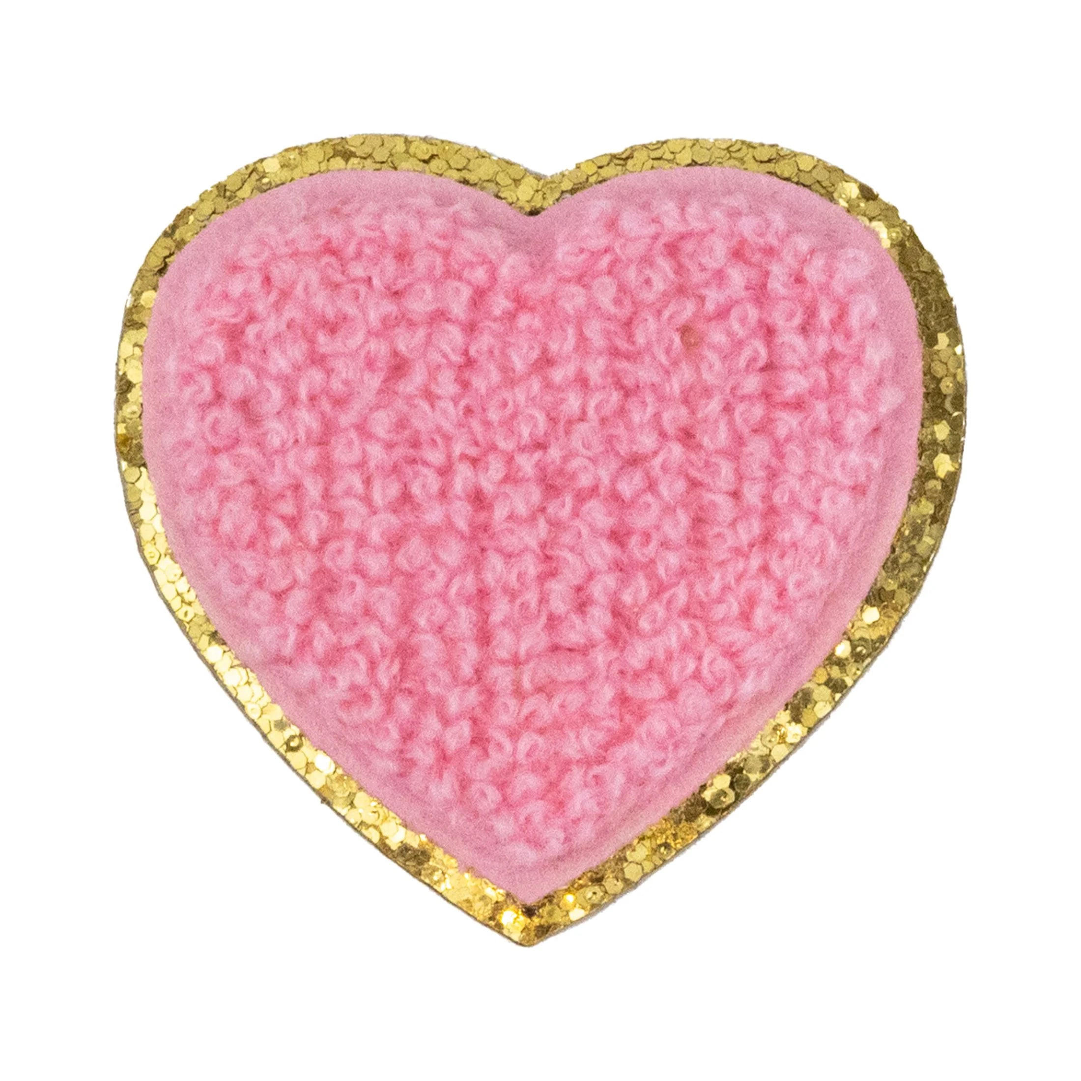 Fluffy heart patch