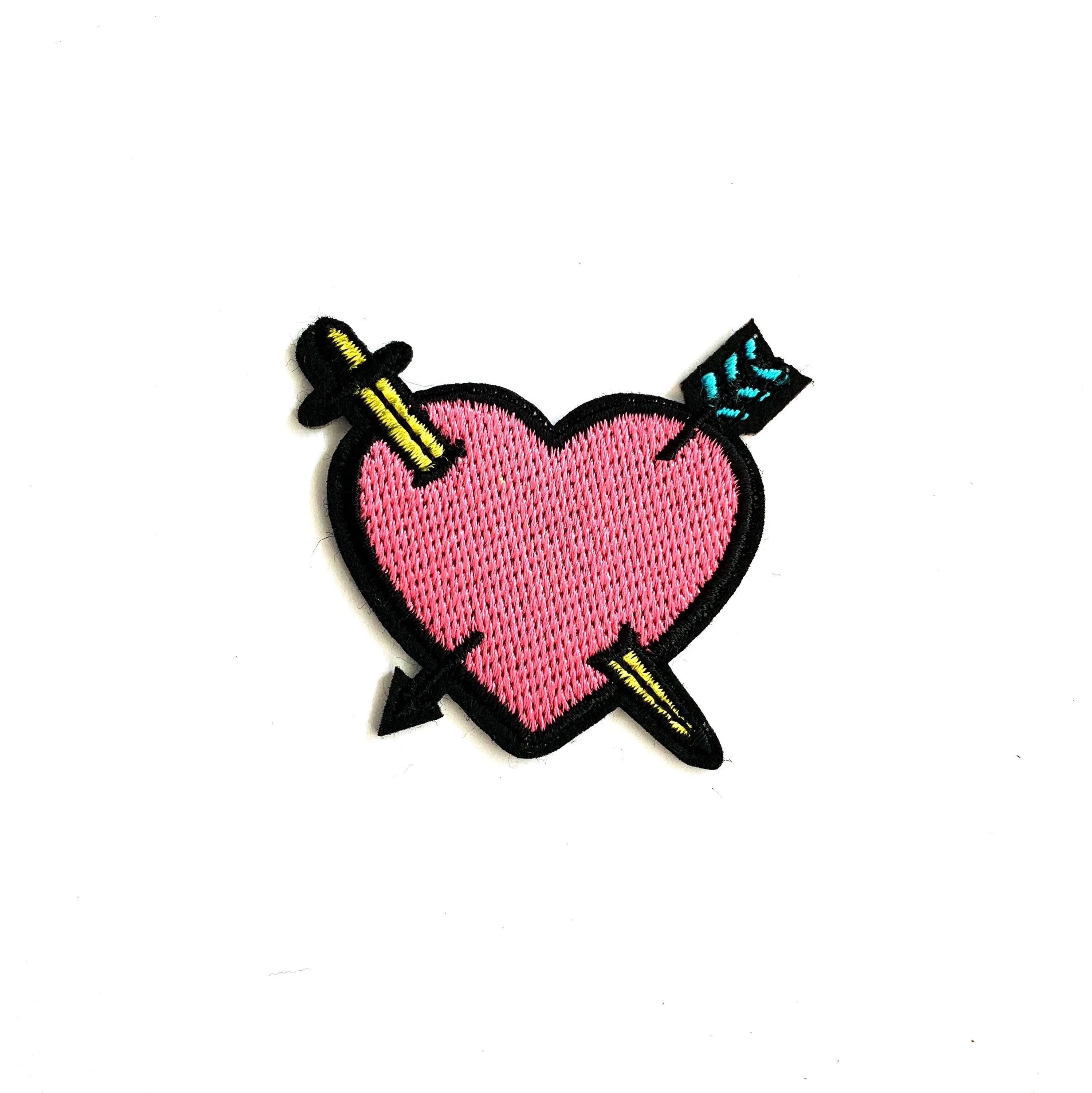 Arrow through heart patch