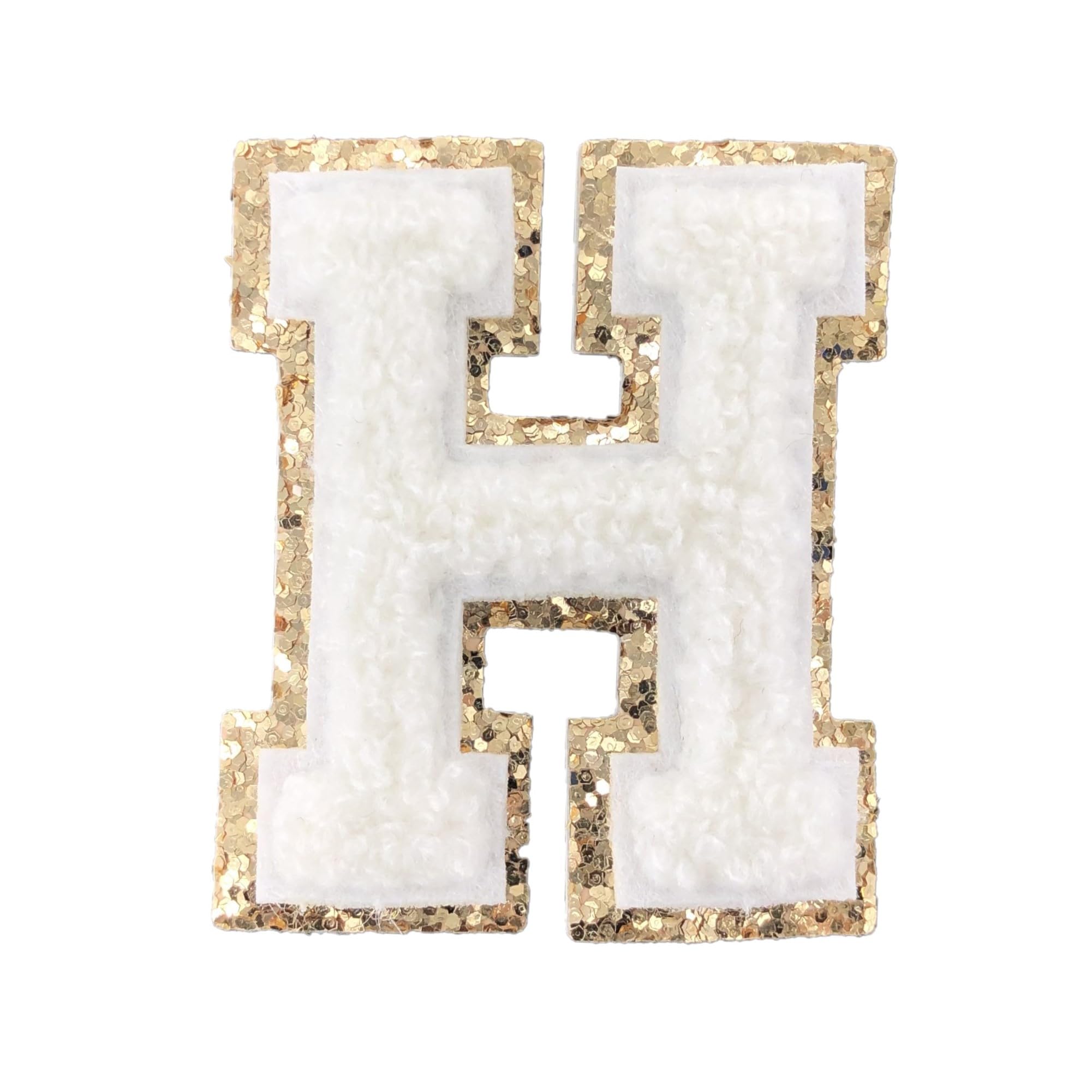 Chenille Letter H Patch