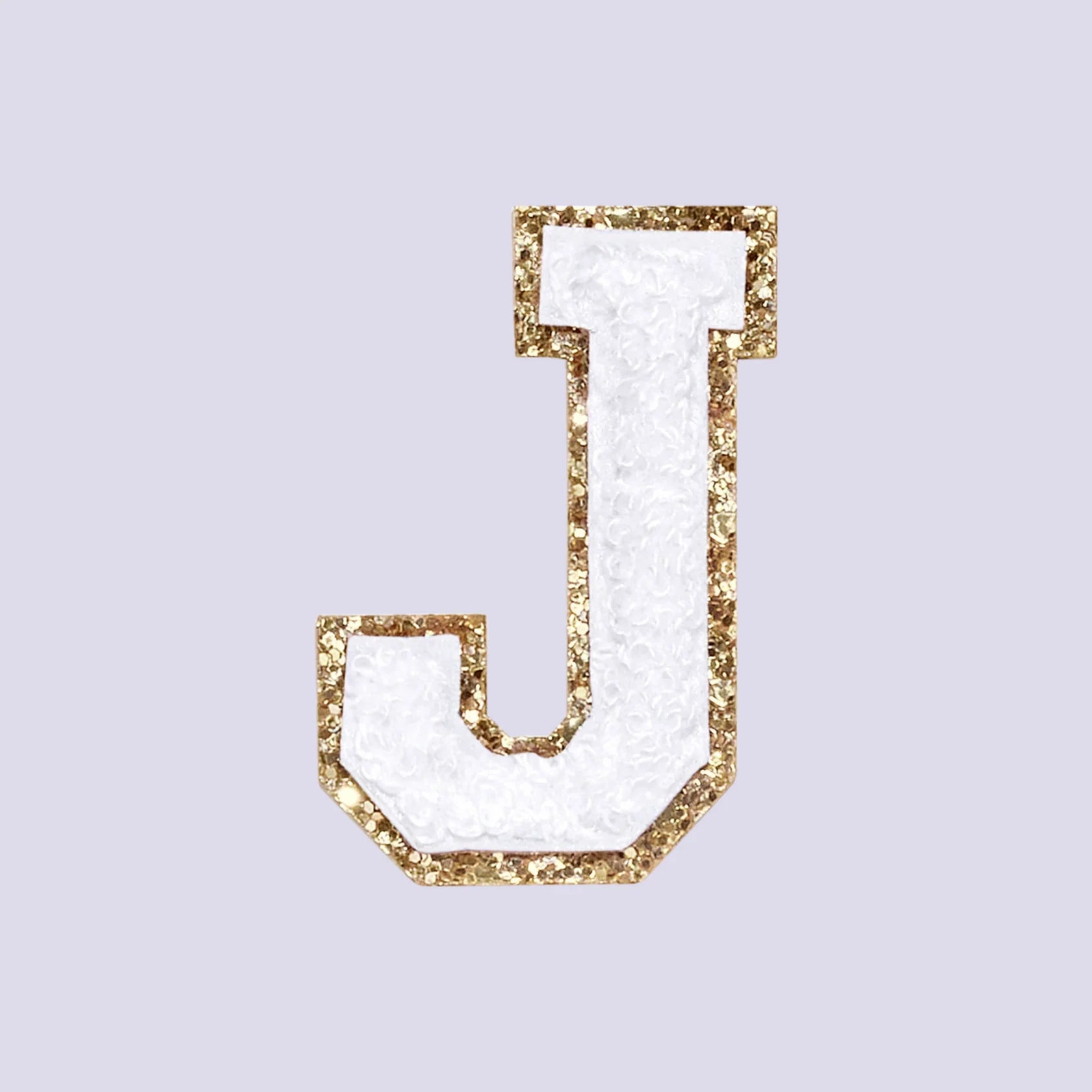 Chenille letter Patch J