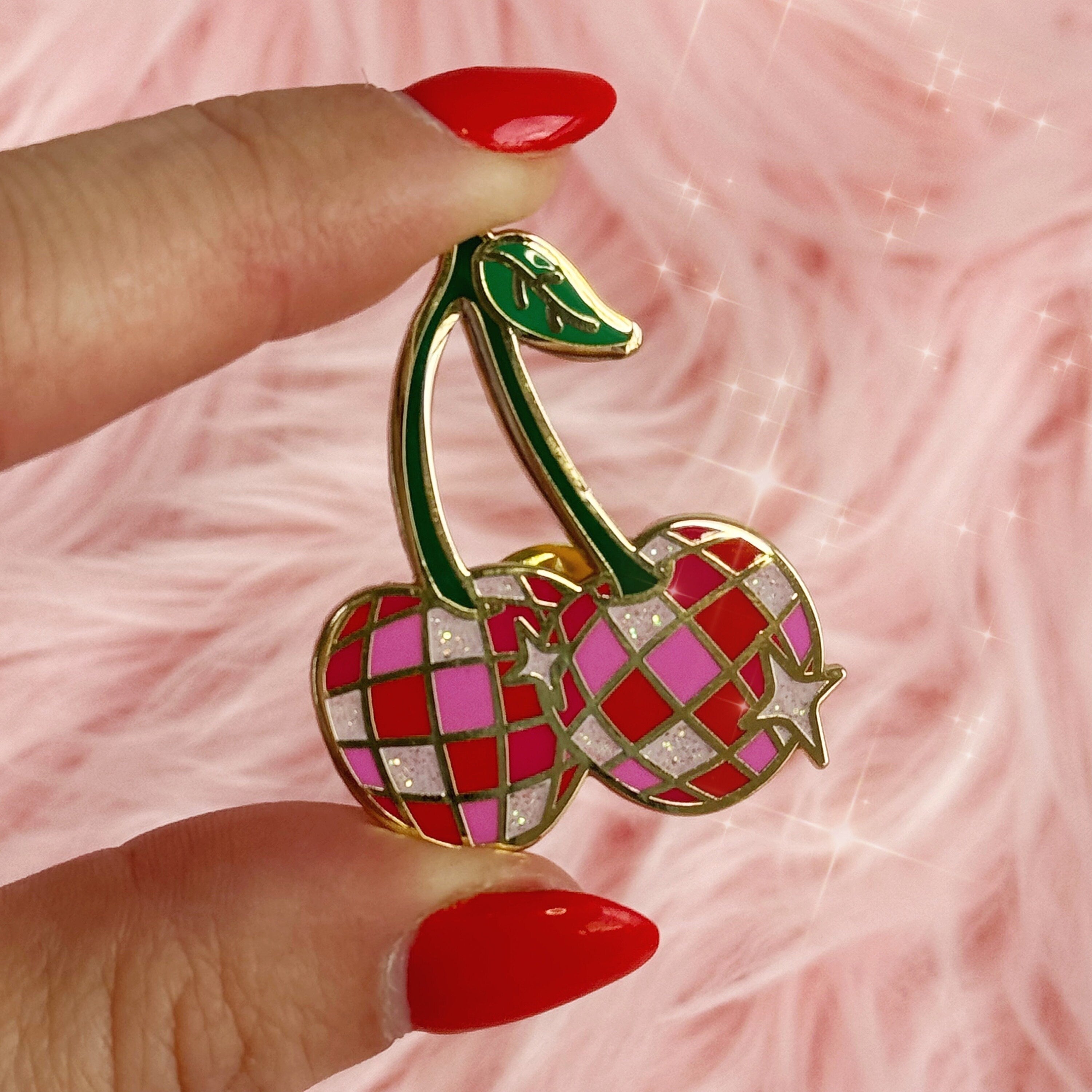 Disco cherry pin