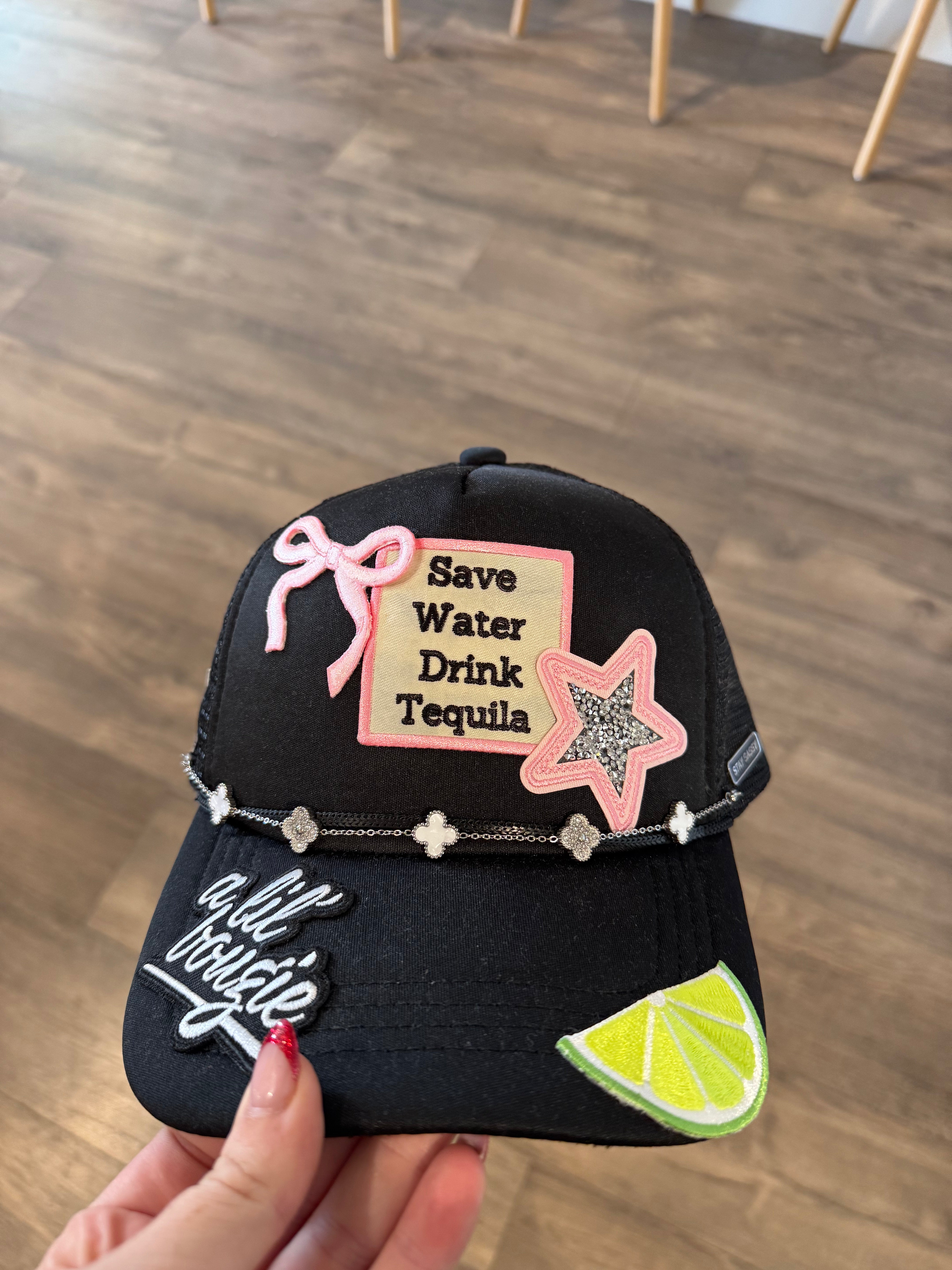 Black Trucker Hat Design