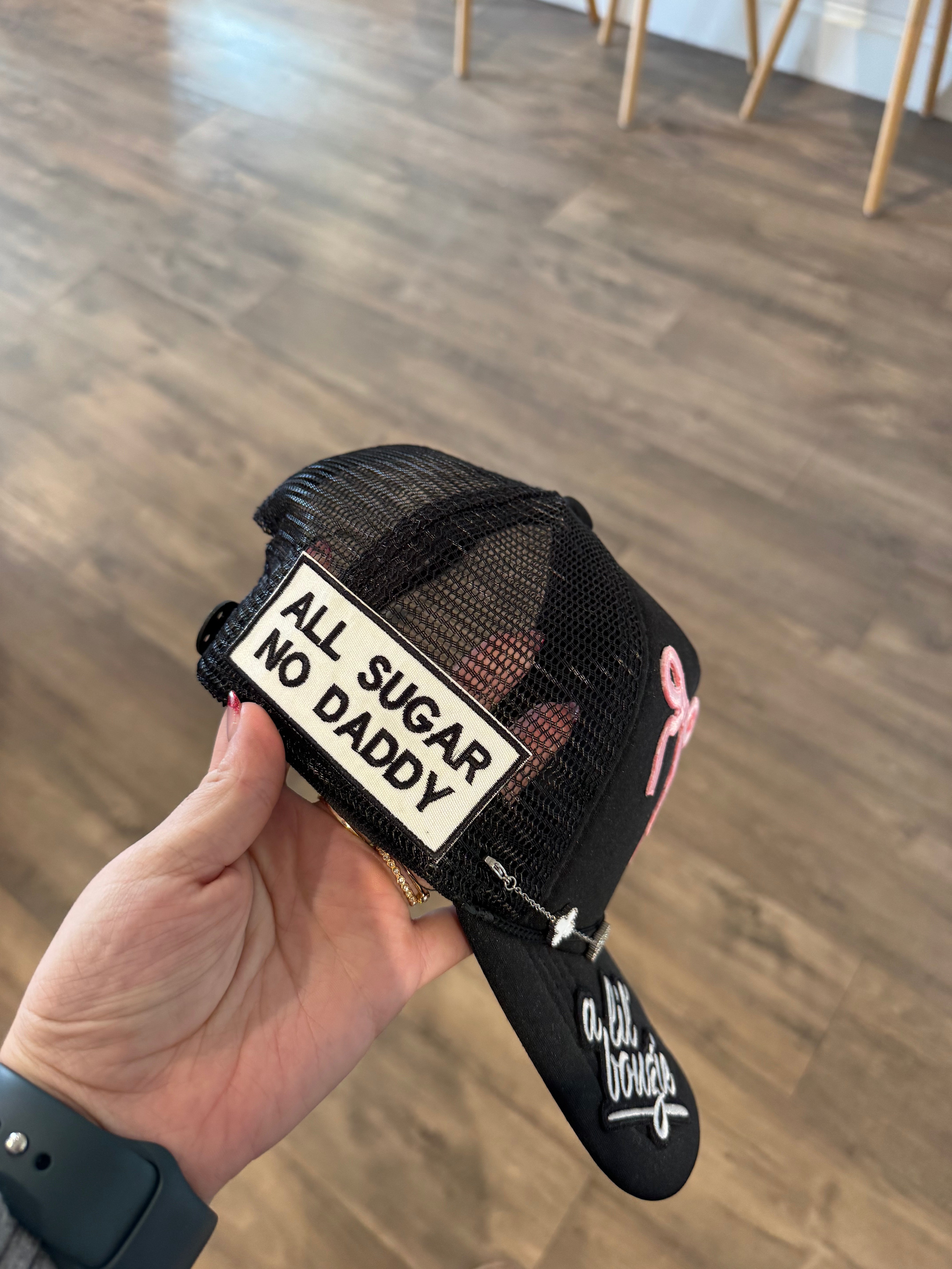 Black Trucker Hat Design