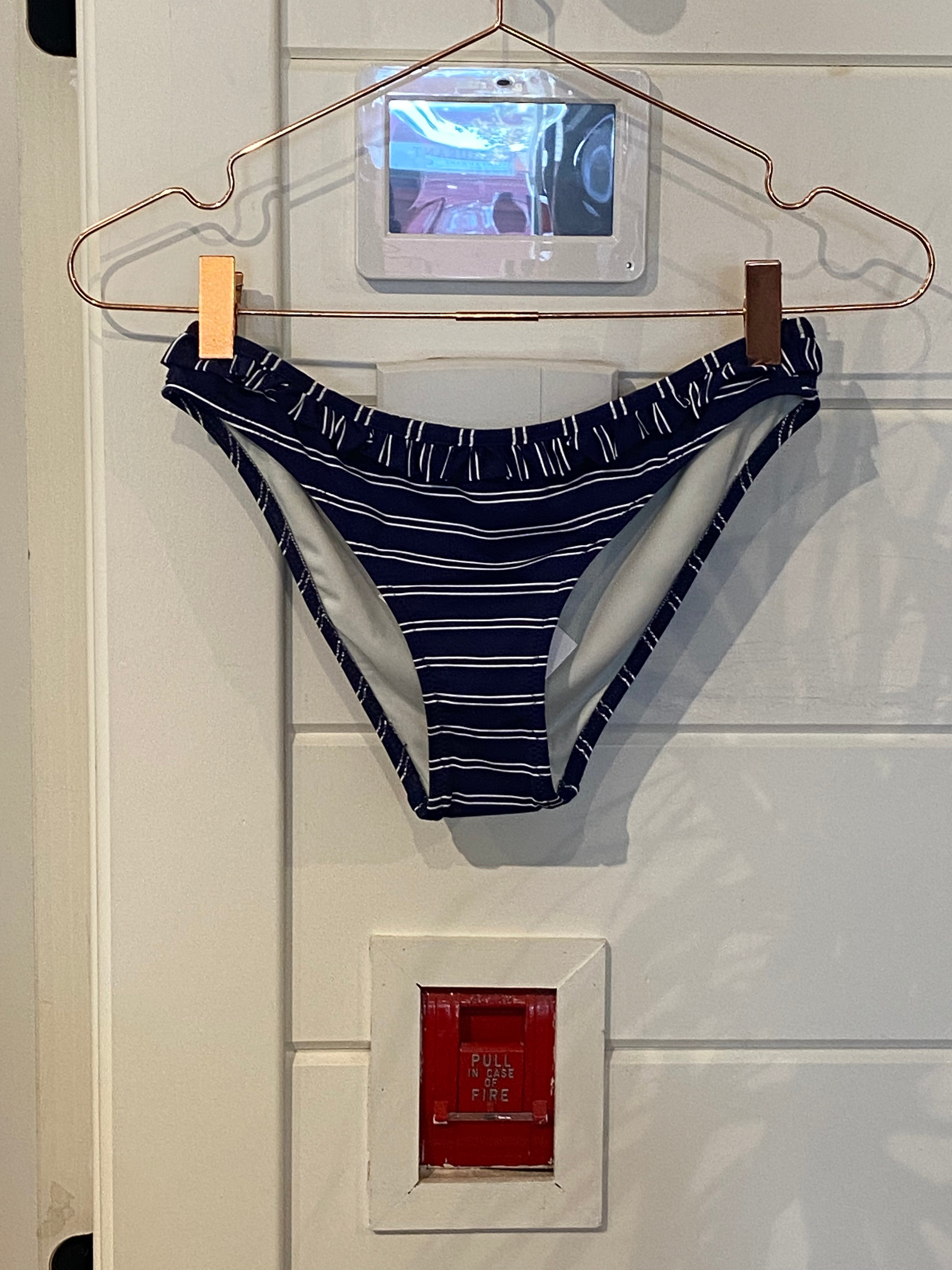 Solid & Striped Navy Bottom S