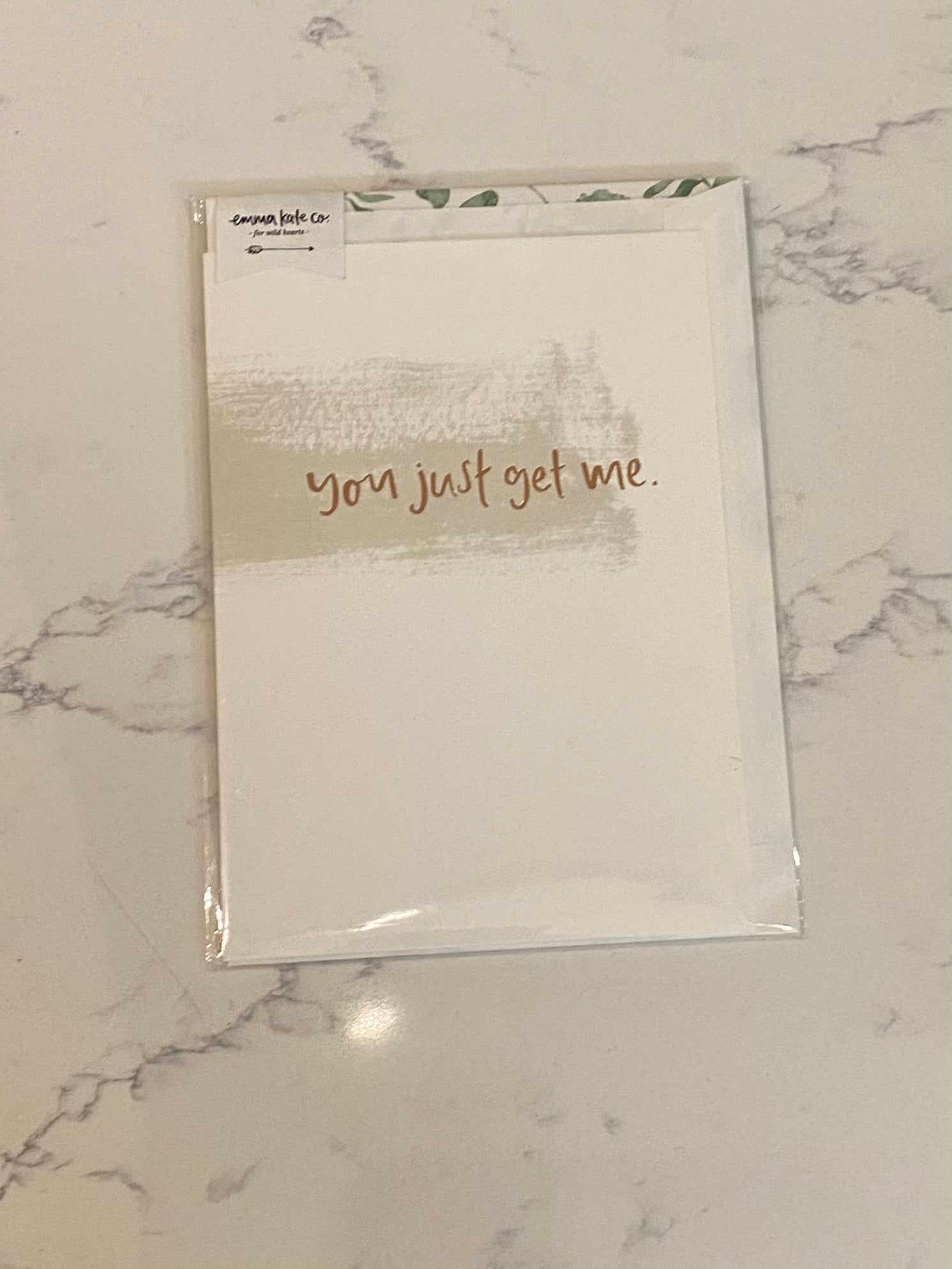 You Just Get Me Card