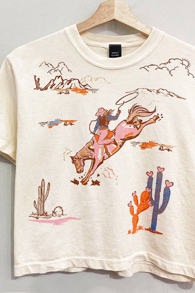 Cowgirl Collage Tee