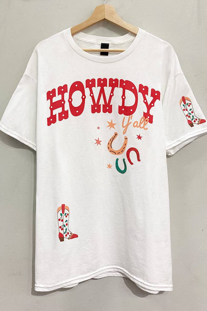 Howdy Lucky Boot Tee