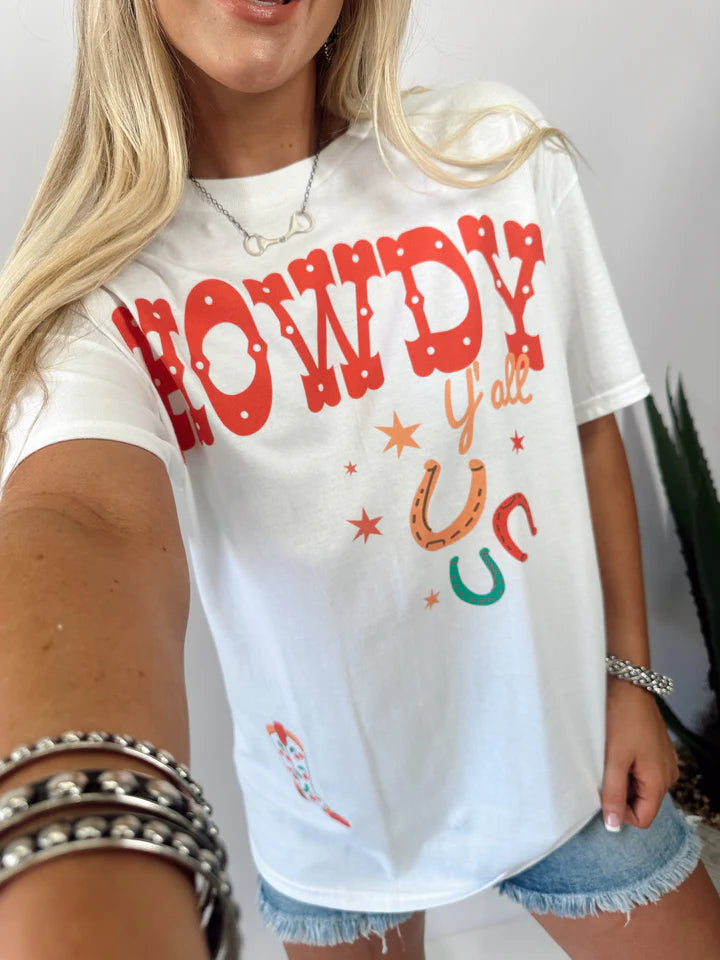 Howdy Lucky Boot Tee