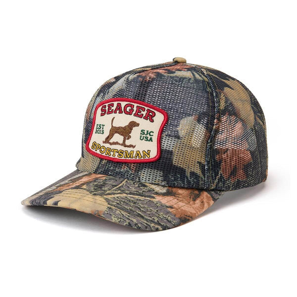 Seager sportsman mesh trucker - red