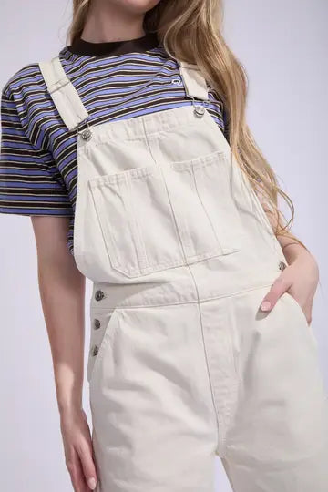 Arc Barrel Overalls Cream