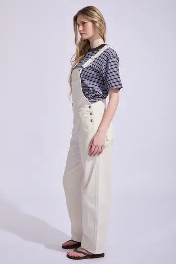 Arc Barrel Overalls Cream