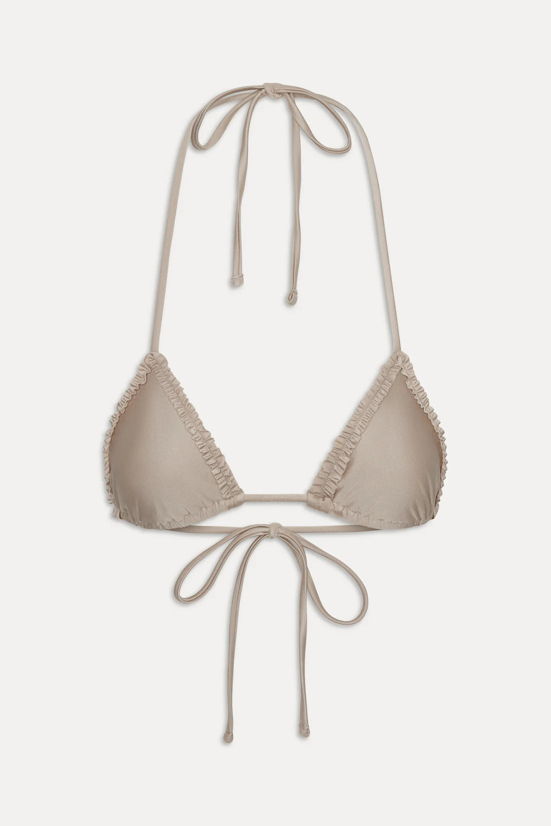 Nick Satin Top in Birthday Suit